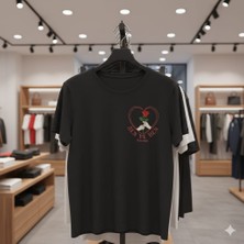 Sevgiliye Özel Baskılı Pamuklu T-Shirt