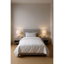 Mona Yatak Terletmeyen Tek Kişilik Doğal Yün Yorgan 155X215 cm Hafif Nefes Alabilen 300 gr