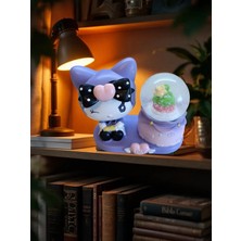 Ayder Online Satış Kromi  Figürlü 9CMX8CM Ebat Pilli Işıklı Dekoratif Kar Küre