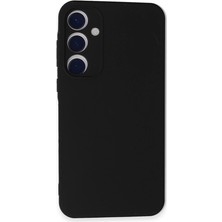 Vintessy Samsung Galaxy A55 5g Kılıf Nano Içi Kadife Silikon - Siyah