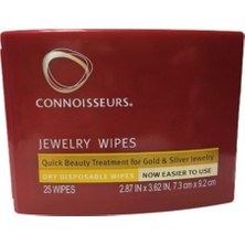 PremiumPort Kuru Tek Kullanımlık Takı Parlatma Mendilleri 25'li Paket, Parlak ve Temiz Takılar