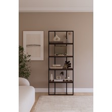 Solto Home OB16-12 Modern Metal Kitaplık – Ofis, Salon ve Mağaza Için Reyon Raf