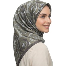 Scarfella Dijital Soft Eşarp Kırışmaz Kaymaz Ütü Istemez Tok Duruşlu Desenli Başörtüsü SRP725