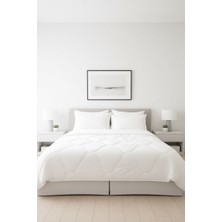 Mona Yatak Terletmeyen Çift Kişilik Doğal Yün Yorgan 195X215 cm Hafif, Nefes Alabilen 300 gr