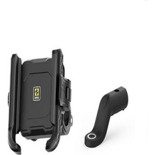 Smnu N2 Telefon Tutucu Ayna Bağlantılı Siyah