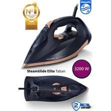 Philips 7500 Serisi Performans Steamglide Elite Taban Ütü  260G Şok Buhar 55G/DK Sürekli Buhar 3200W Güçlü