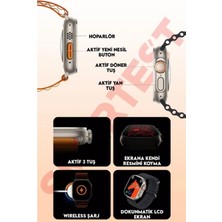 Allians T800 Ultra Akıllı Saat, Ios ve Android Desteği, Sensörlü Lcd, Arama Özelliği