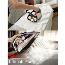 Tefal Ultimate Pure 3200 W Güç, 260 G/ Dk Şok Buhar Özel 2’si 1 Arada Micro-Calc Filtre Durilium Airglide Autoclean Taban Plakası