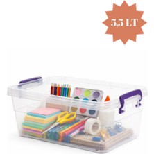 Bert Erzak Saklama Kabı 5,5 L - Şeffaf