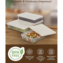 Soft Chef 2’li Derin Dondurucu ve Saklama Seti Kabı (2400ML -1200ML)