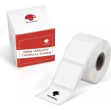 PremiumPort 50X50MM Beyaz Etiket Seti 150 Adet M110, M108, M220, M221 Uyumlu