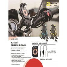Smnu N3 Pro Telefon Tutucu Siyah Sarı