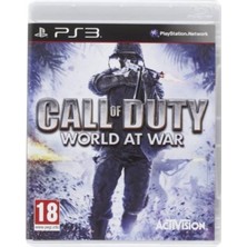 Activision Call Of Duty: World At War Ps3 Playstation 3 CD Oyun Teşhir
