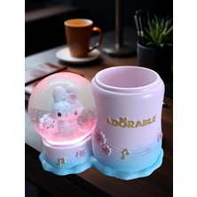 Ayder Online Satış Tom  Figürlü 9CMX8CM Ebat Pilli Işıklı Dekoratif Kar Küre