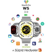 Allians 7 Kordonlu Wearfit Ws X9 Akıllı Kol Saati, 49MM Tft Ekran