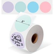 PremiumPort 50,8X50,8MM Renkli Yuvarlak Fotoğraf Çerçevesi (400 Adet)