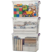 Bert Saklama Kabı 30,0 L 3'li - Yatay