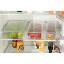 Soft Chef Buzdolabı Içi Kapaklı Şeffaf Düzenleyici & Saklama Kutusu Organizeri