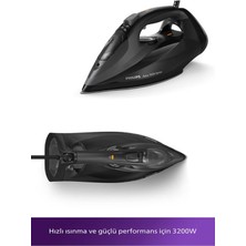 Philips 7500 Serisi Azur 260G Şok Buhar 55G/DK Sürekli Buhar 3200W Güçlü Performans Steamglide Elite Taban Ütü Otomatik Güvenli Kapanma Damlama Önleyici Kireç Temizleme