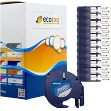 PremiumPort Şeffaf Plastik Etiket Şerit 10'lu Paket, Pratik ve Güvenilir Kullanım