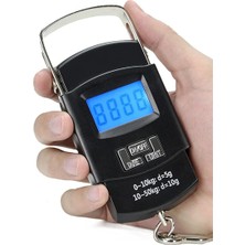 PremiumPort Mini Elektronik El Kantarı, Askılı Bavul ve Valiz Ağırlık Ölçer, LCD Ekranlı