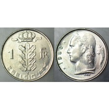 Banknoting Belçika 1 Frank 1980 Belgıque Çil(-)