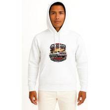 Bahriyeli Collection Kapüşonlu Accord Göğüs Baskılı Unisex Sweatshirt