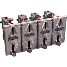 PremiumPort 4'lü Jeton ve Para Kanalı Seti – Bozuk Para Okuyucu Koleksiyonu