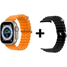 Allians 8 Ultra 2.05 Inç Akıllı Saat Siyah, Şık ve Fonksiyonel Tasarım