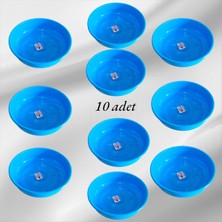 Özbience 10'lu Plastik Hamam Tası Seti, Pratik ve Dayanıklı Maşrapa Koleksiyonu