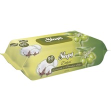 4 Adet Sleepy Doğal Zeytinyağlı Islak Havlu 90'lı