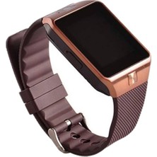 Allians Unisex Altın Renkli Bluetooth Smart Saat, Şık ve Fonksiyonel Akıllı Saat