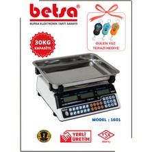 PremiumPort 30KG Pazarcı Terazi ETB-1601, Dayanıklı ve Hassas Ölçüm Sağlar
