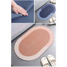 Özbience Büyük Boy Su Emici 80X50 Cm, Ayak Kaydırmaz, Dış Kapı ve Banyo Için
