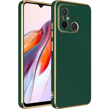 Techno Guru Redmi 12C Kılıf Parlak Yapılı Barko Premium Silikon Kapak