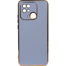Techno Guru Redmi 10C Kılıf Parlak Yapılı Barko Premium Silikon Kapak