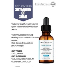Skinceuticals Yaşlanma Karşıtı Yağlı ve Akneye Eğilimli Ciltler Için Antioksidan Silymarin Cf Serum 30 ml