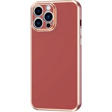 Royal Case iPhone 12 Pro Max Kılıf Parlak Renkli ve Esnek Silikon Kapak Ryc/bark