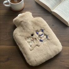 Marsilyan Mutlu Robot Hayvan Figürlü Peluş Sıcak Su Torbası 1 Lt – Yumuşak Kılıf, Uzun Süre Sıcak Tutan Termal Su Torbası (4887)