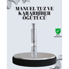 Marsilyan Tuz Ve Kararbiber Öğütücü - Şeffaf Akrilik Hazne