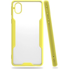 Allians Sarı Silikon Kılıf, Art Galaxy A01 Core Için Şık ve Dayanıklı Koruma