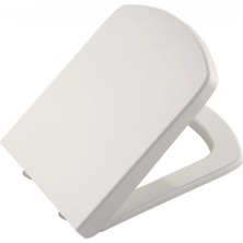 Marsilyan Premium Lüks Kare Amartisörlü Yavaş Kapanan Klozet Kapağı