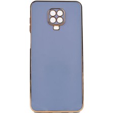 Techno Guru Redmi Note 9s Kılıf Parlak Yapılı Barko Premium Silikon Kapak