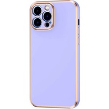 Techno Guru iPhone 13 Pro Kılıf Parlak Yapılı Barko Premium Silikon Kapak