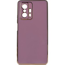 Techno Guru Xiaomi Mi 11T Pro 5g Kılıf Parlak Yapılı Barko Premium Silikon Kapak