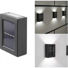 Marsilyan Solar Lamba Dekoratif Aplik Su Geçirmez Led Işıklı Duvar Lambası