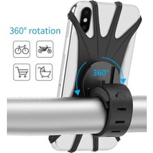 Allians Esnek Silikon Bisiklet Telefon Tutucu, Güvenli ve Pratik Kullanım