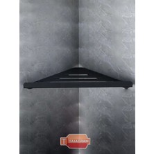 Özbience Paslanmaz Çelik Köşe Banyo Rafı, Şık ve Kullanışlı Depolama Çözümü