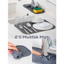 Özbience Pratik ve Şık 2'li Mutfak ve Banyo Silikon Seti, Kullanışlı Tasarım