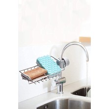 Özbience Pratik Mutfak ve Banyo Lavabo Organizeri, Sünger ve Şampuan Rafı